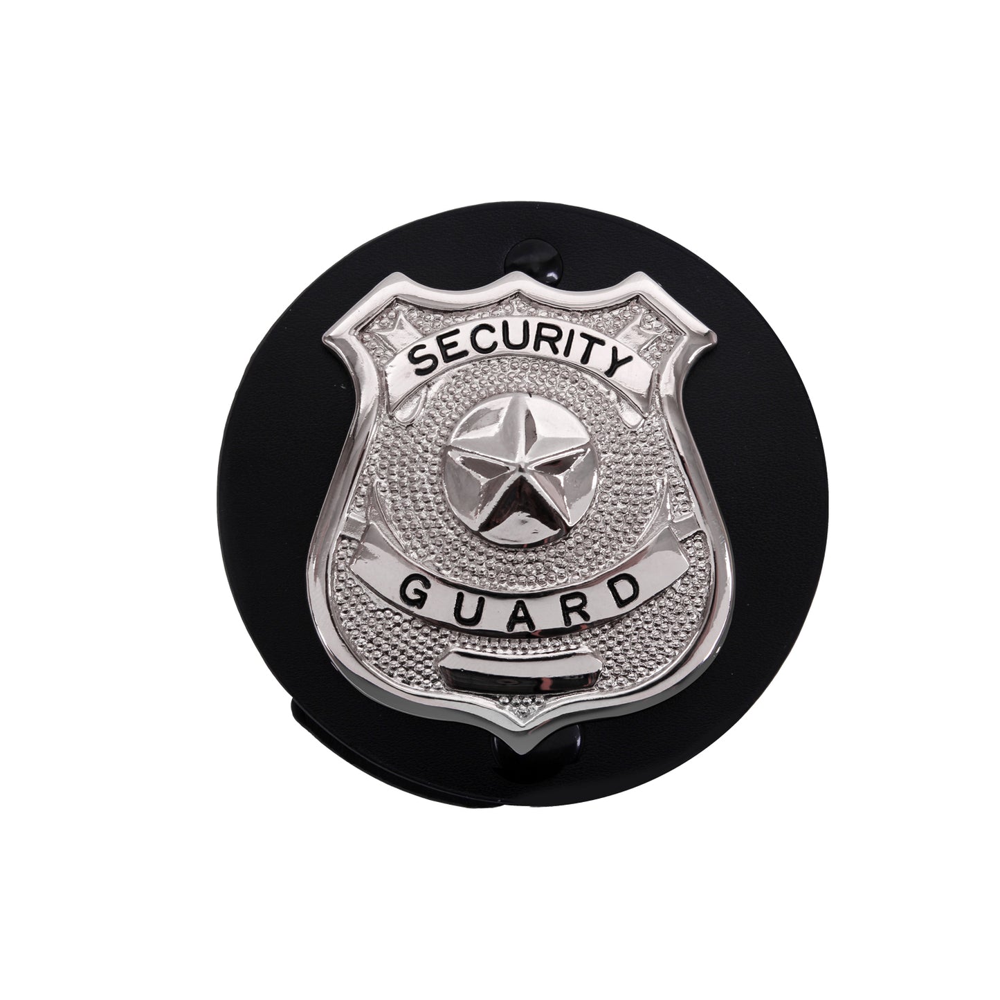 Rothco Round Leather Clip On Badge Holder