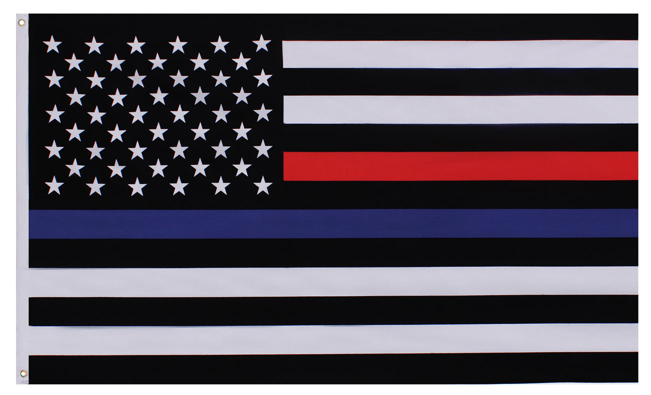 Rothco Thin Blue and Thin Red Line Flag