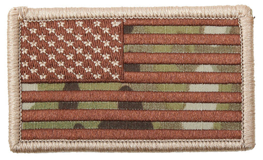 Rothco American Flag Patch - Hook Back