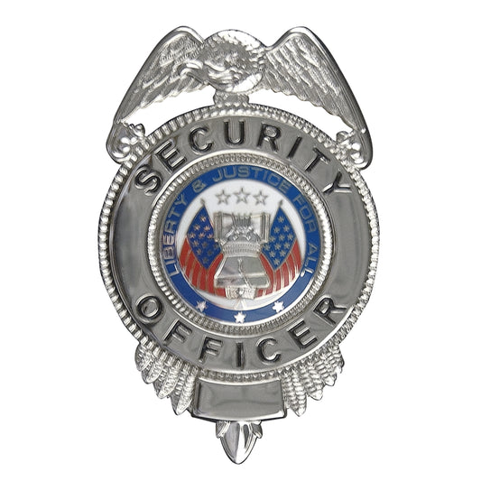 Rothco Security Officer Badge With Flags