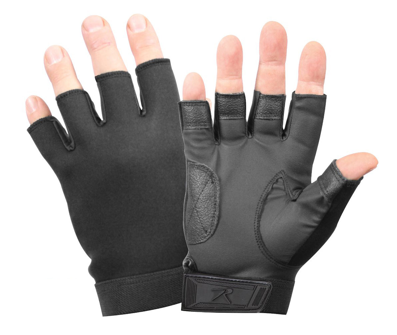 Rothco Fingerless Stretch Fabric Duty Gloves