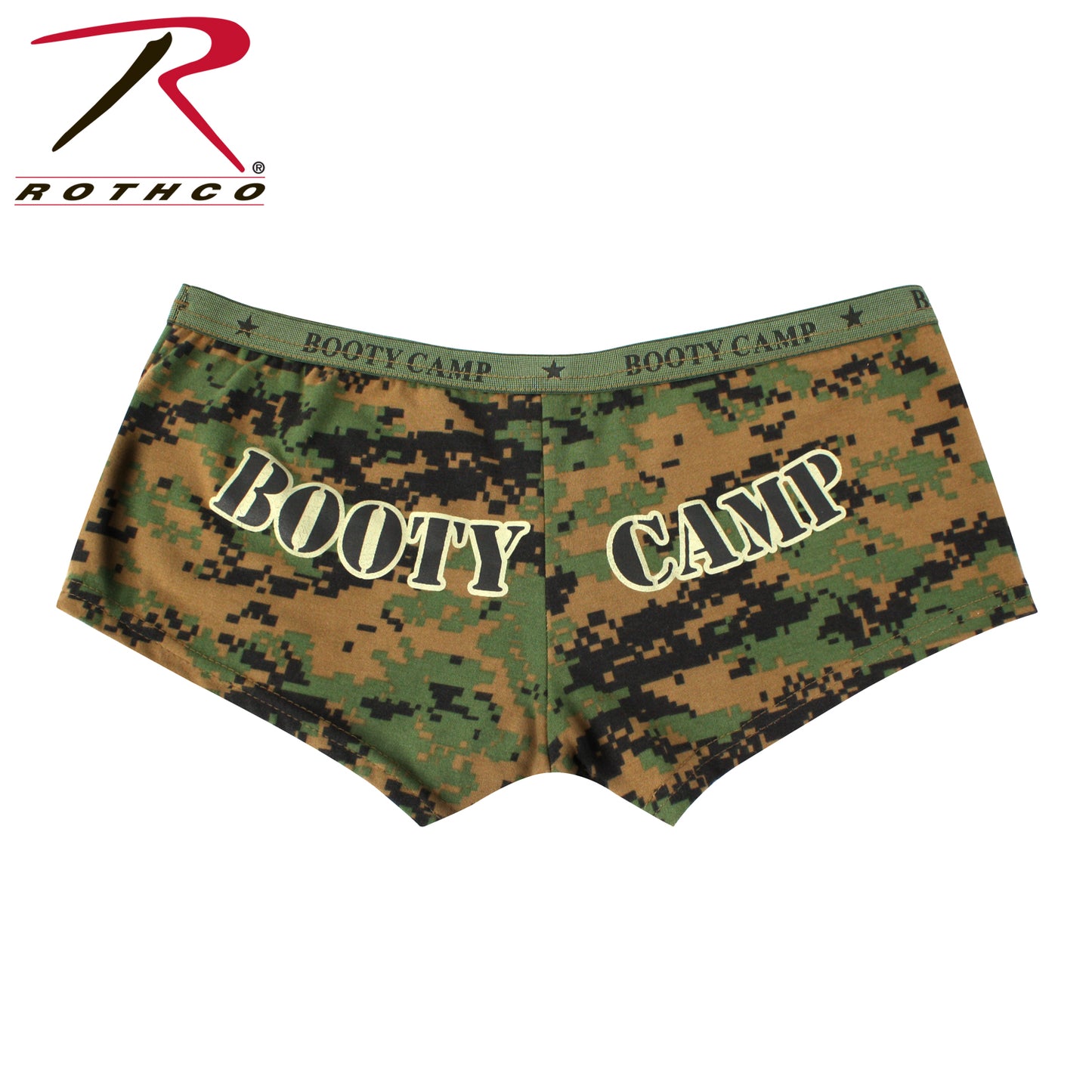 Rothco Woodland Digital ''Booty Camp'' Booty Shorts