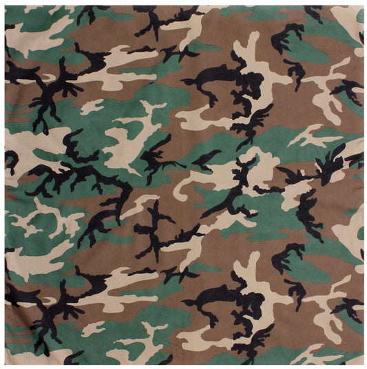 Rothco Large Camo Bandana 27 x 27 Inch