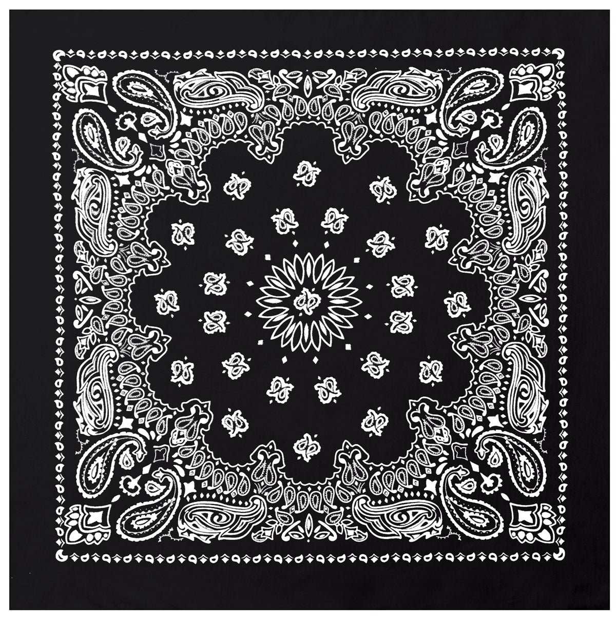 Rothco Trainmen Paisley Bandana – Extra-Large - 27” X 27"