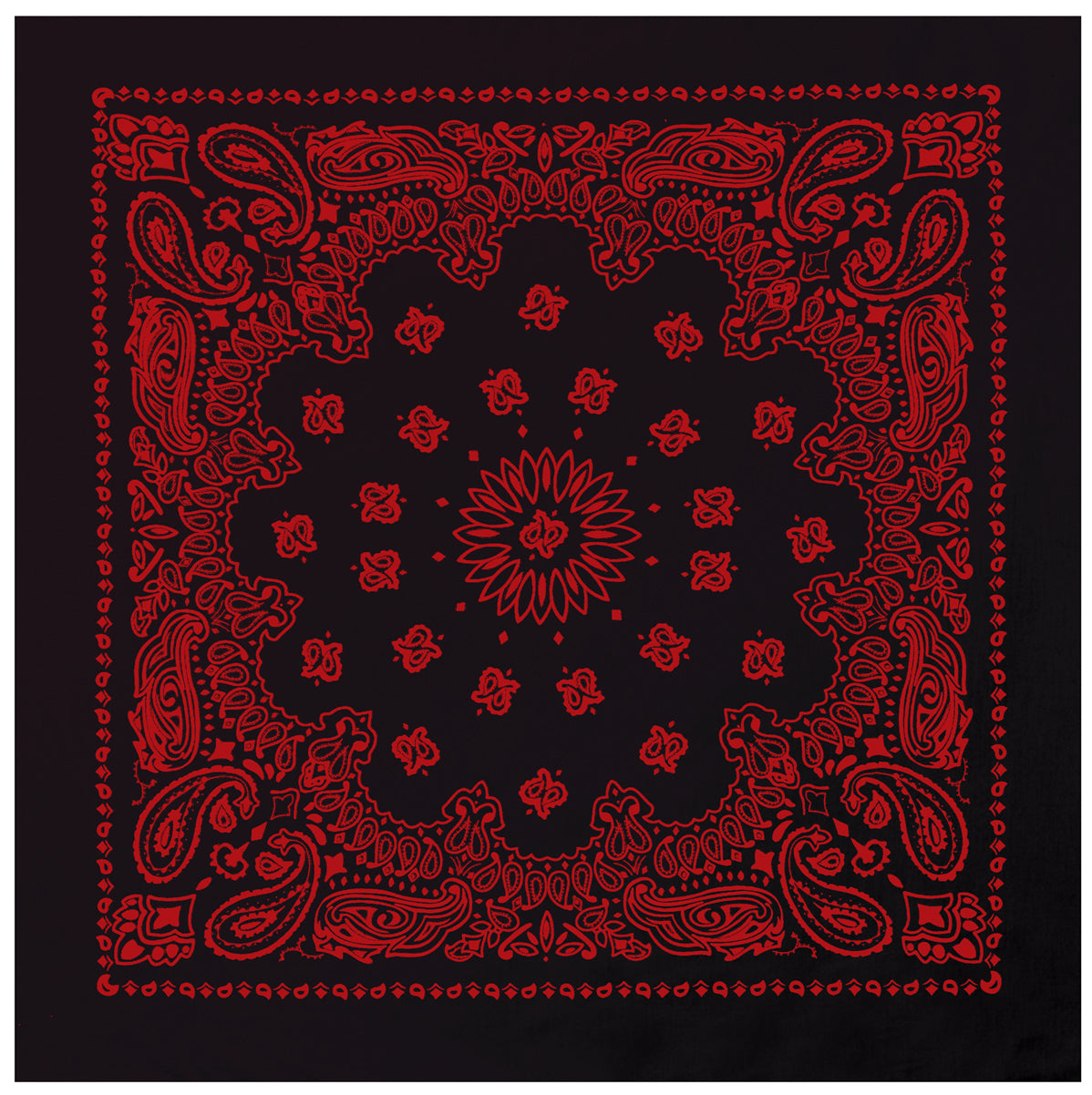 Rothco Trainmen Paisley Bandana – Extra-Large - 27” X 27"