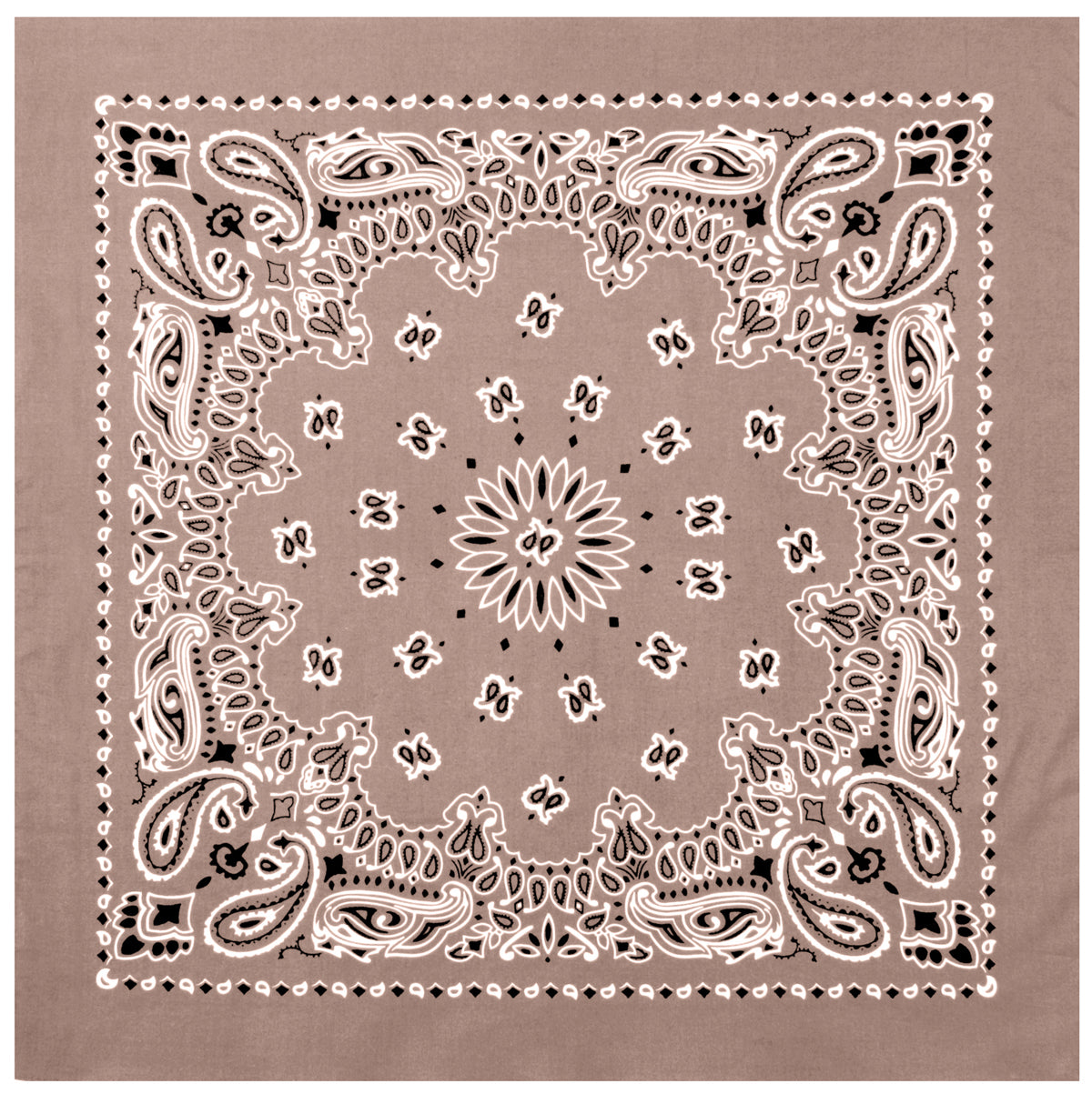 Rothco Trainmen Paisley Bandana – Extra-Large - 27” X 27"