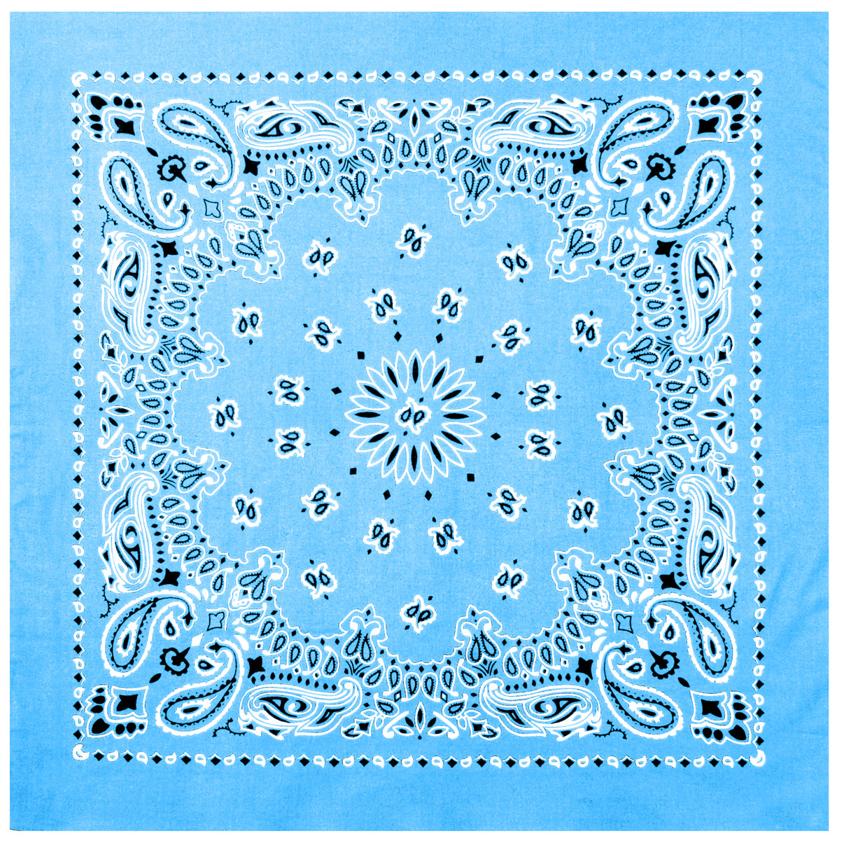 Rothco Trainmen Paisley Bandana – Extra-Large - 27” X 27"