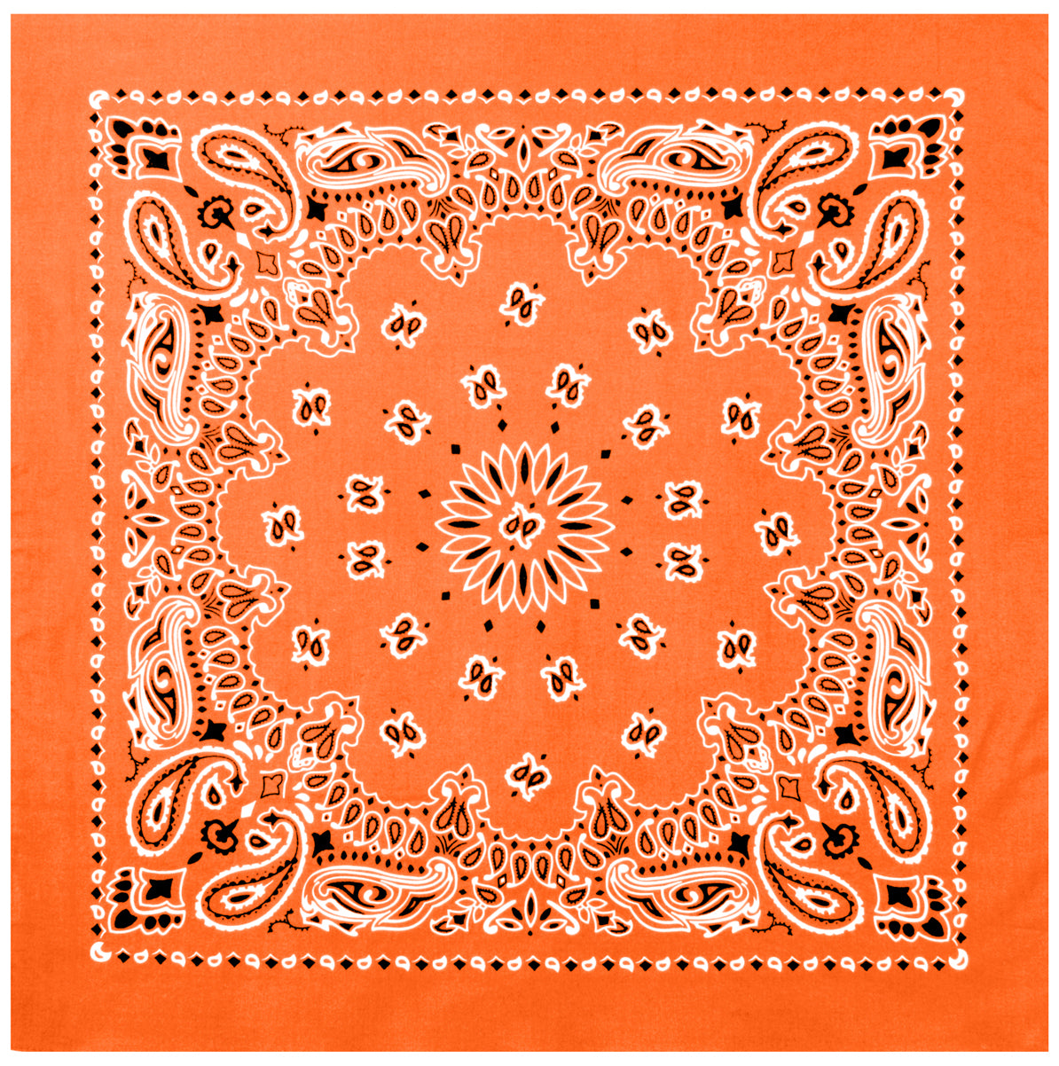 Rothco Trainmen Paisley Bandana – Extra-Large - 27” X 27"