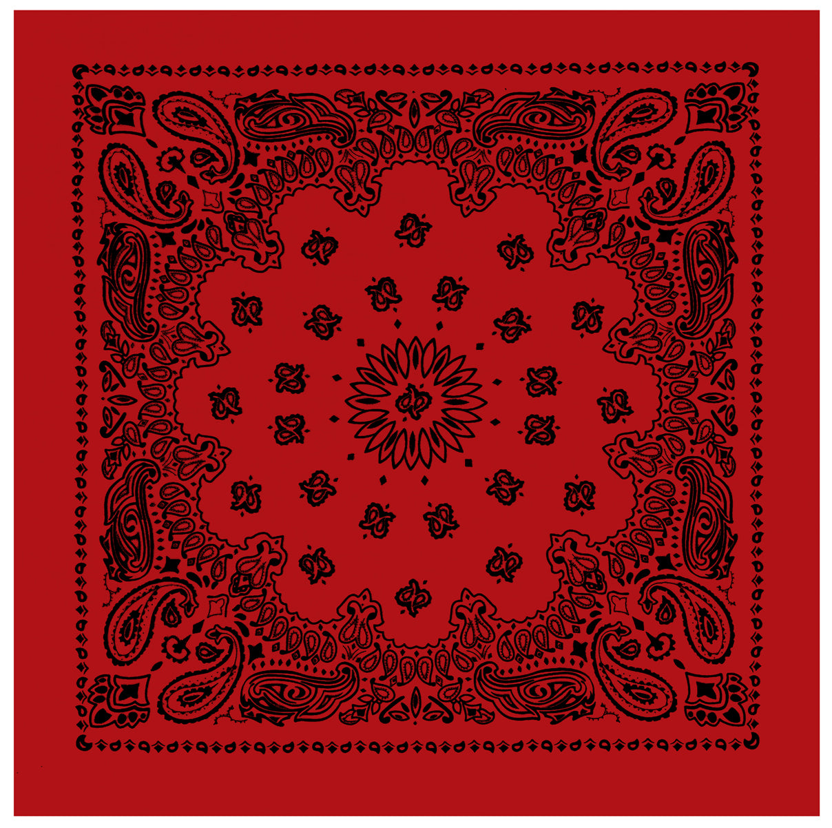 Rothco Trainmen Paisley Bandana – Extra-Large - 27” X 27"