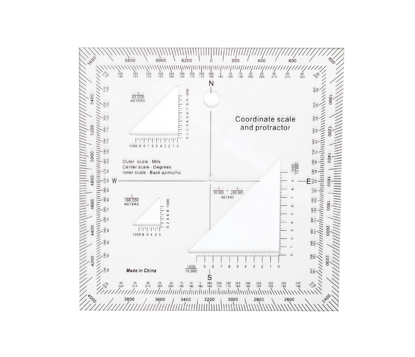 Rothco Coordinate Scale Protractor