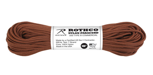 Rothco Nylon Paracord Type III 550 LB