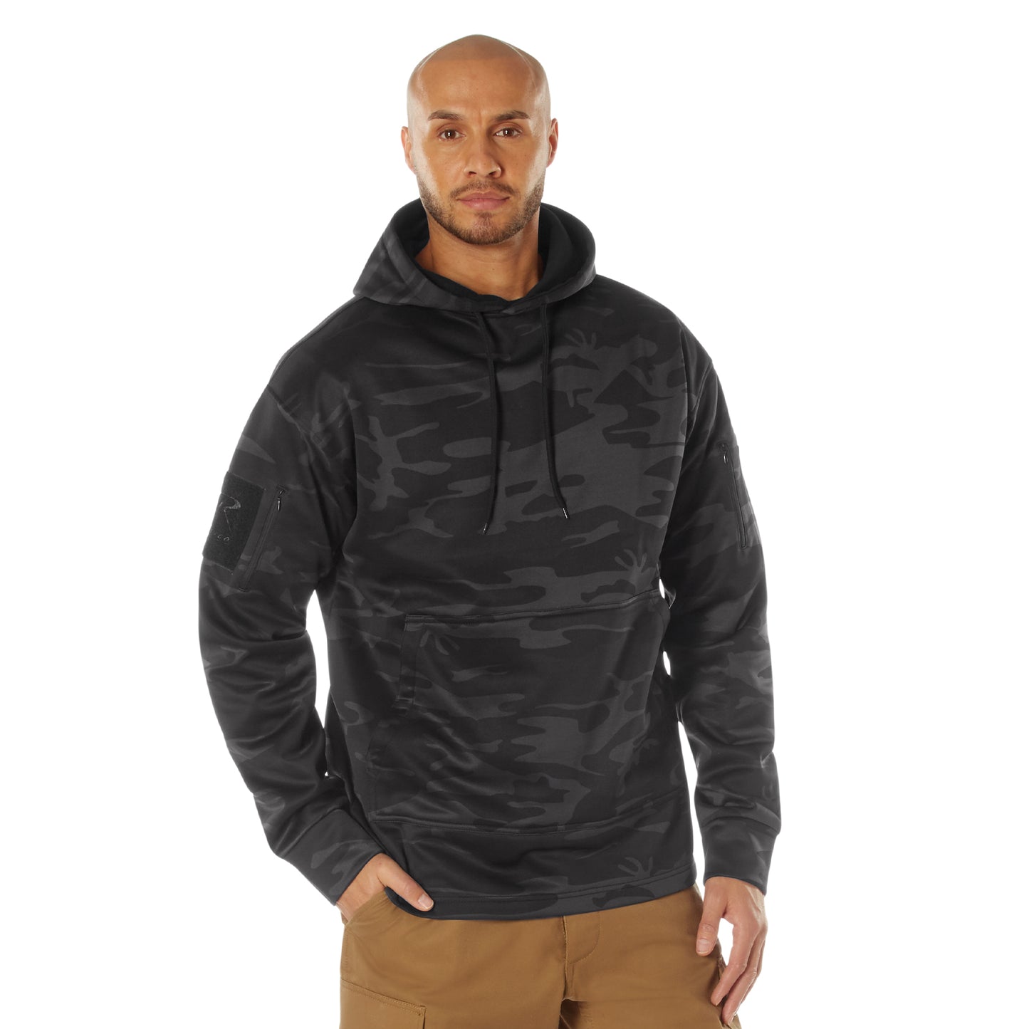 Rothco Concealed Carry Midnight Camo Hoodie