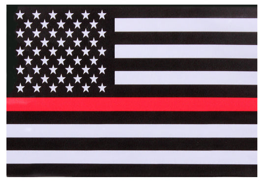 Rothco Thin Red Line Flag Decal