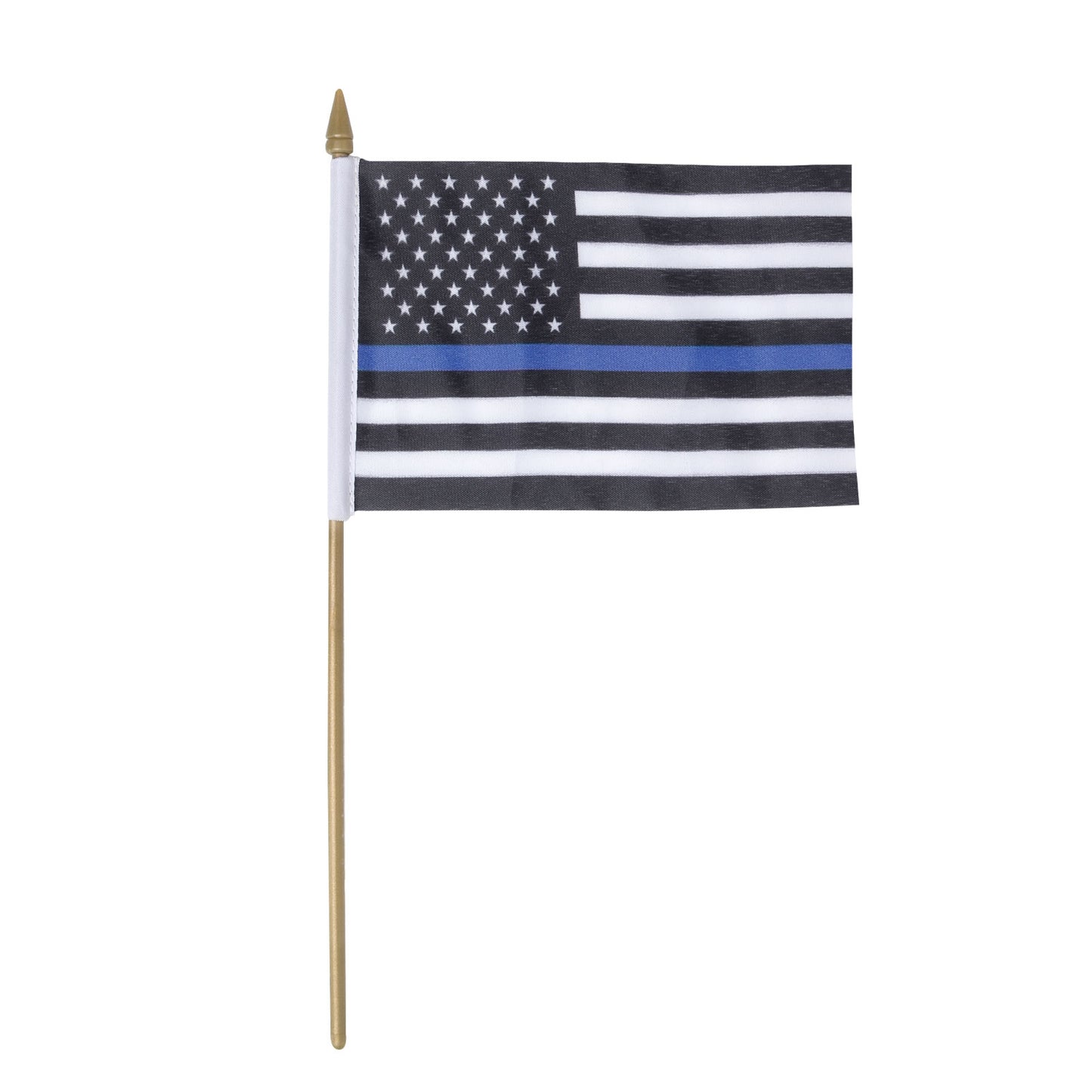 Rothco Thin Blue Line Stick Flag