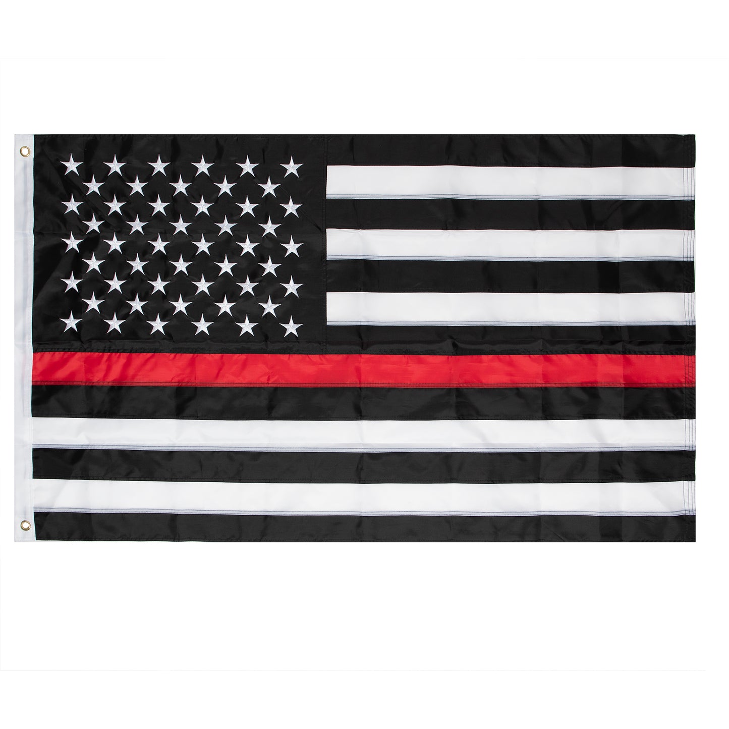 Rothco Deluxe Thin Red Line Flag / 3' X 5'