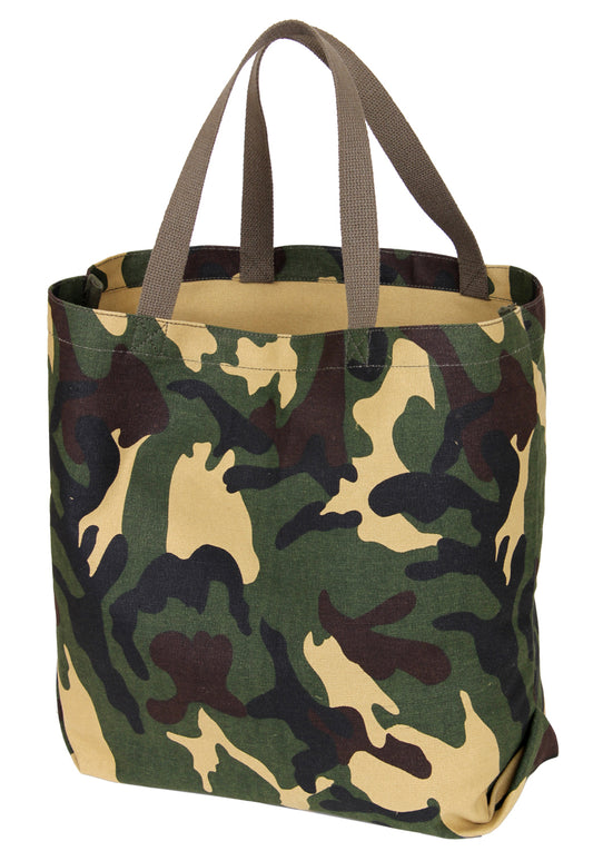 Rothco Canvas Camo and Solid Tote Bag