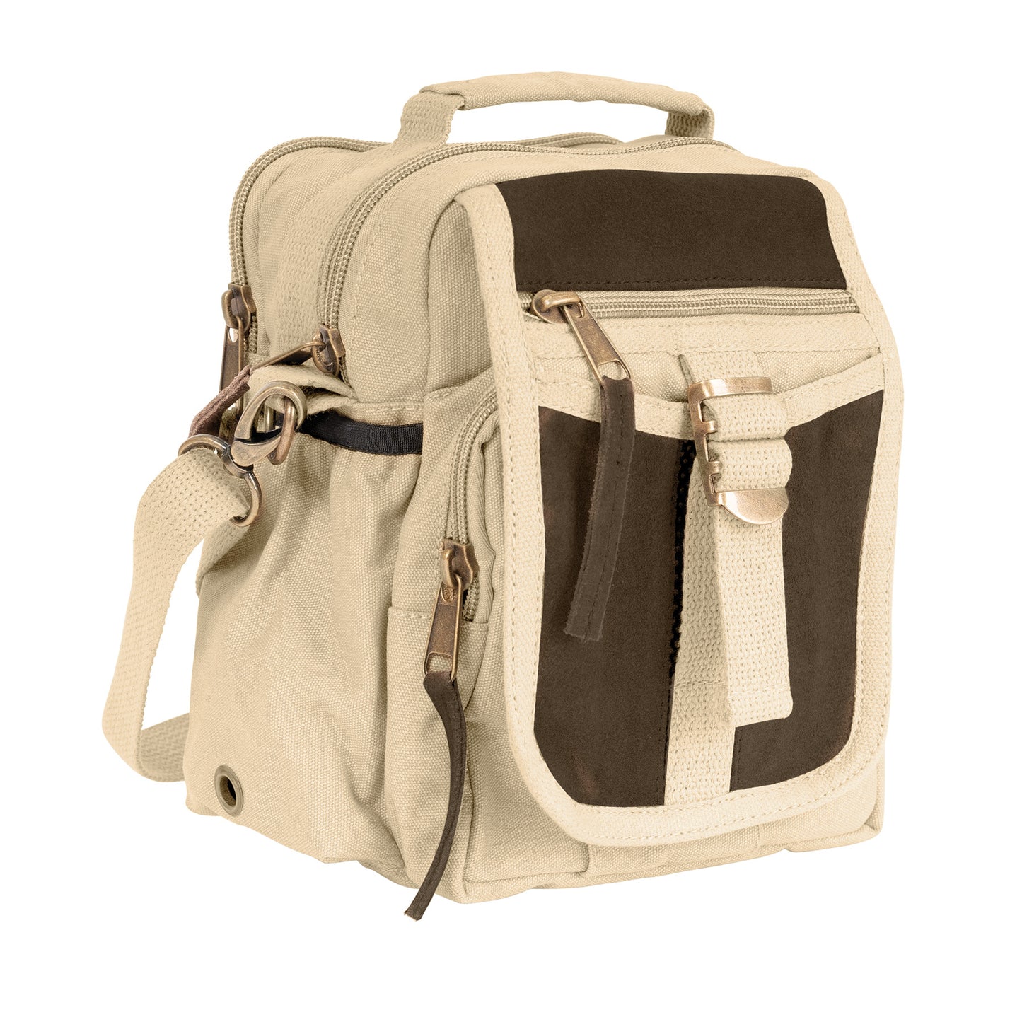 Rothco Vintage Canvas & Leather Travel Shoulder Bag
