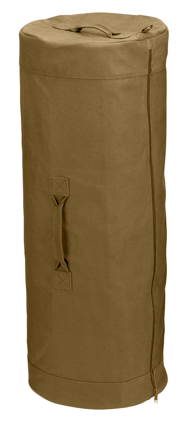 Rothco Canvas Duffle Bag with Side Zipper