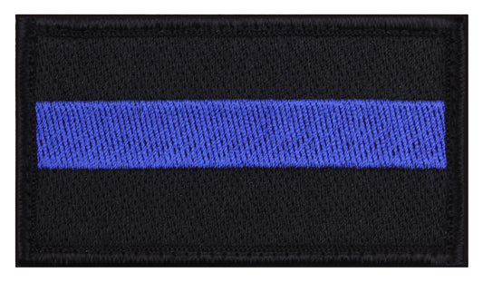 Rothco Thin Blue Line Patch - Hook Back