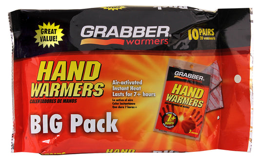 Grabber Hand Warmers - 10 Pack