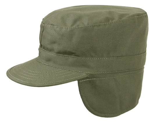 Rothco G.I. Type Combat Caps With Flaps - Olive Drab