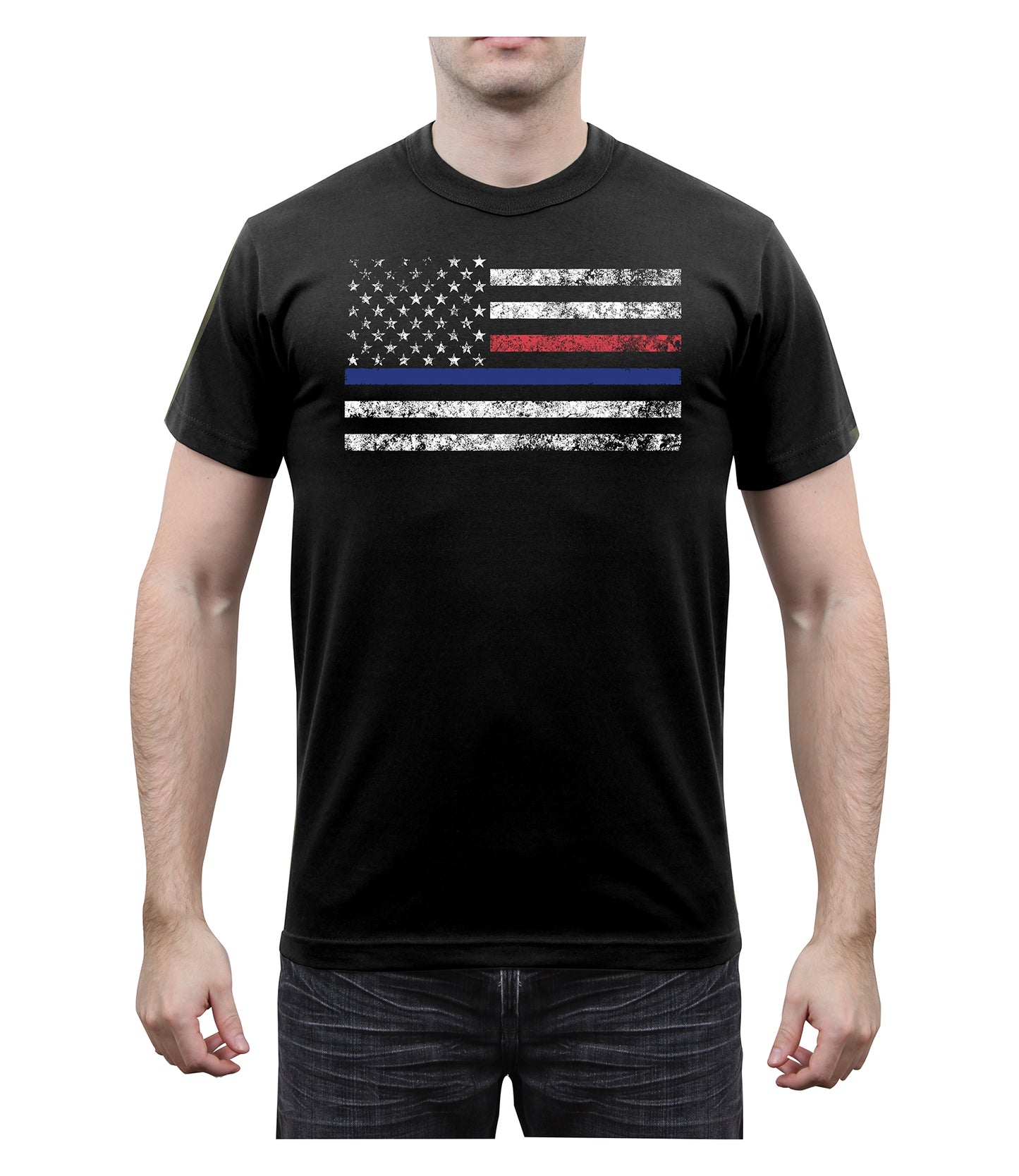 Rothco Thin Blue Line & Thin Red Line T-shirt