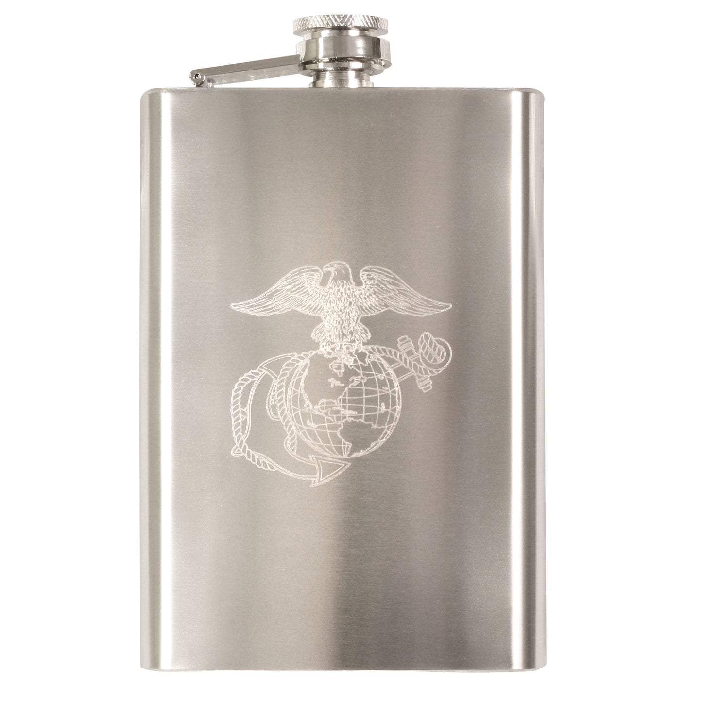 Rothco Engraved USMC Stainless Steel Flask