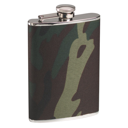 Rothco Woodland Camo Stainless Steel Camo Flask