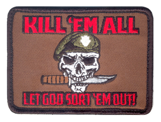 Rothco Kill Em All Let God Sort Em Out Morale Patch