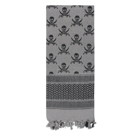 Rothco Skulls Shemagh Tactical Desert Keffiyeh Scarf