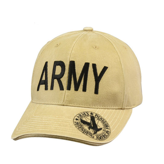 Rothco Vintage Deluxe Army Low Profile Insignia Cap