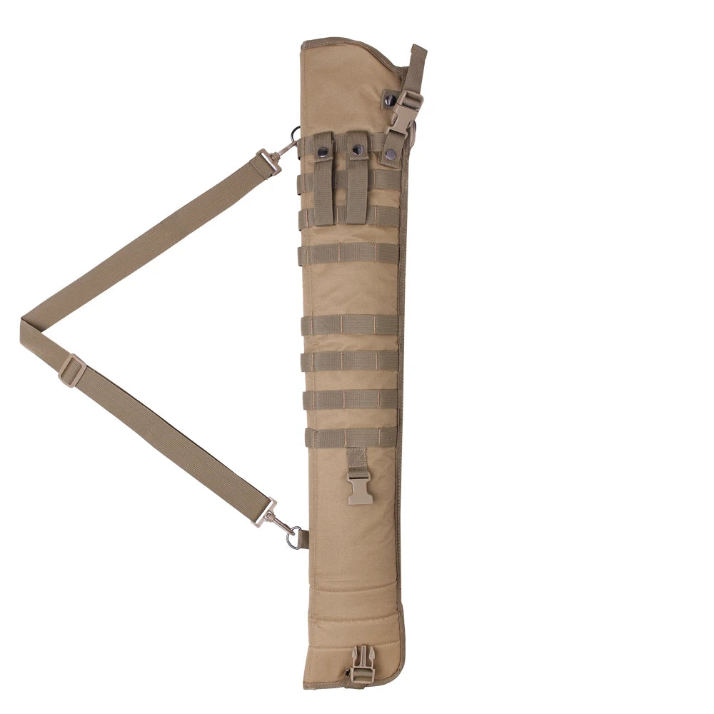 Tactical Rifle Shotgun Scabbard 34 inch Molle Protective Shotgun Case Shoulder Sling Holster Military Army Gun Bag