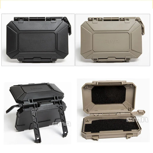 FMA Tactical GPS Mobile Phone Storage Box Survival Tool Case Carry Box for Tactical Vest Molle TB1400 BK/DE