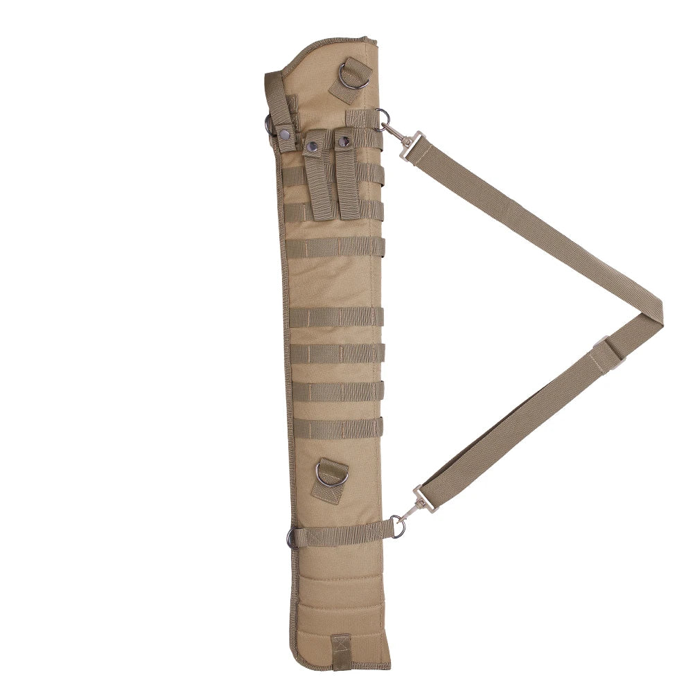 Tactical Rifle Shotgun Scabbard 34 inch Molle Protective Shotgun Case Shoulder Sling Holster Military Army Gun Bag