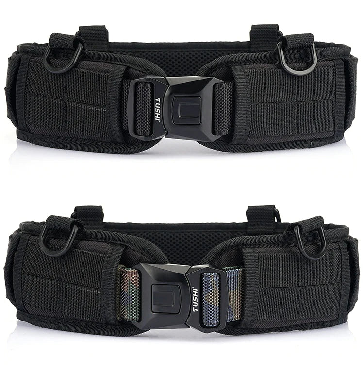 VATLTY New Tactical Belt Molle for Men Metal Buckle Strong Nylon Military Belt Outdoors Waistband Girdles Male