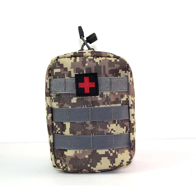 Military Molle EDC Pouch Tactical First Aid Kit Medical Bag Emergency Tool Camping Survival IFAK Bag Hunting Accessories Pack