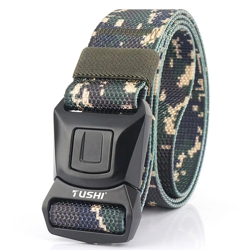 VATLTY New Tactical Belt Molle for Men Metal Buckle Strong Nylon Military Belt Outdoors Waistband Girdles Male