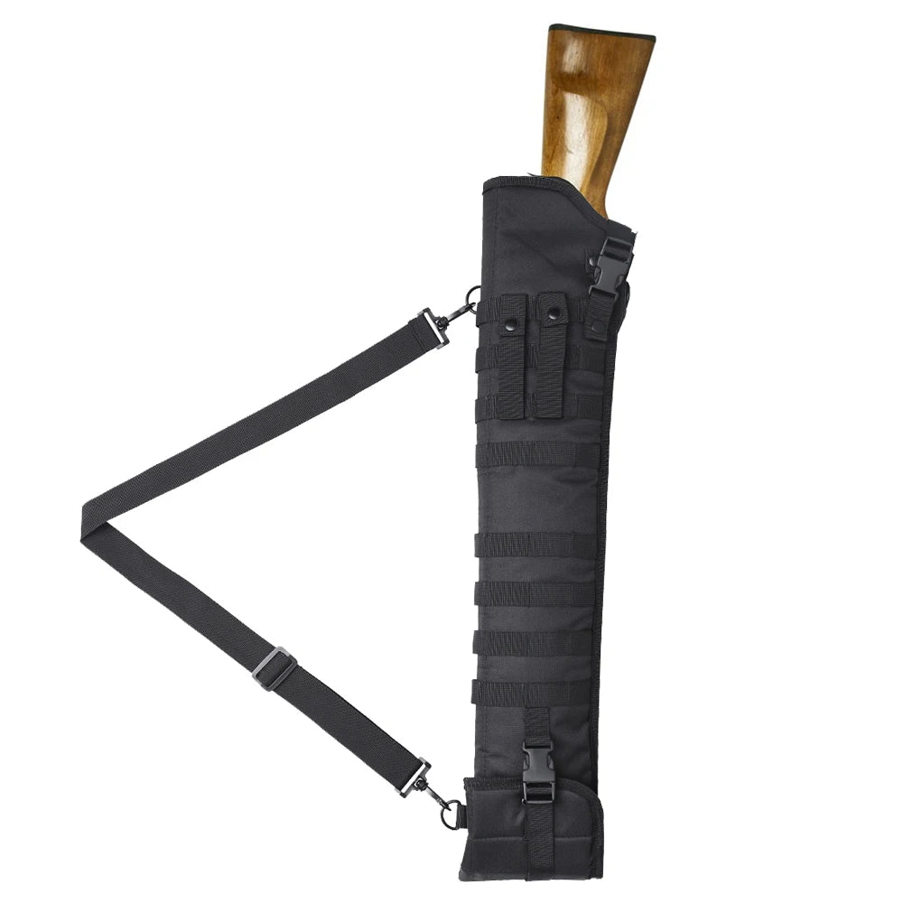 Tactical Rifle Shotgun Scabbard 34 inch Molle Protective Shotgun Case Shoulder Sling Holster Military Army Gun Bag