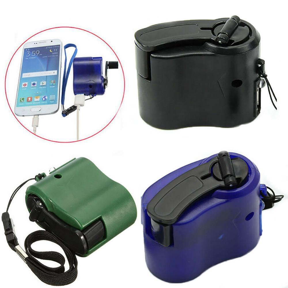 USB Hand Crank Phone Charger Manual Outdoor Hiking Camping Emergency Generator camping Outdoor Tools dropshipping