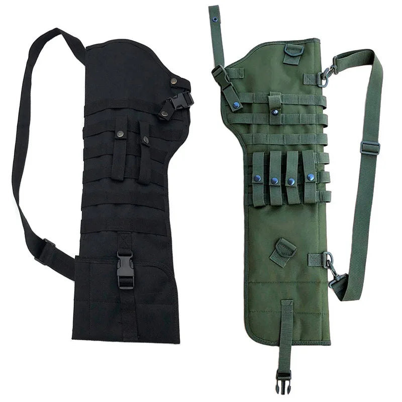 Tactical Backpack Rifle Shotgun Bag Airsoft Holster Gun Carry Paintball Shooting Pouch Molle Bag Hunting Accessories