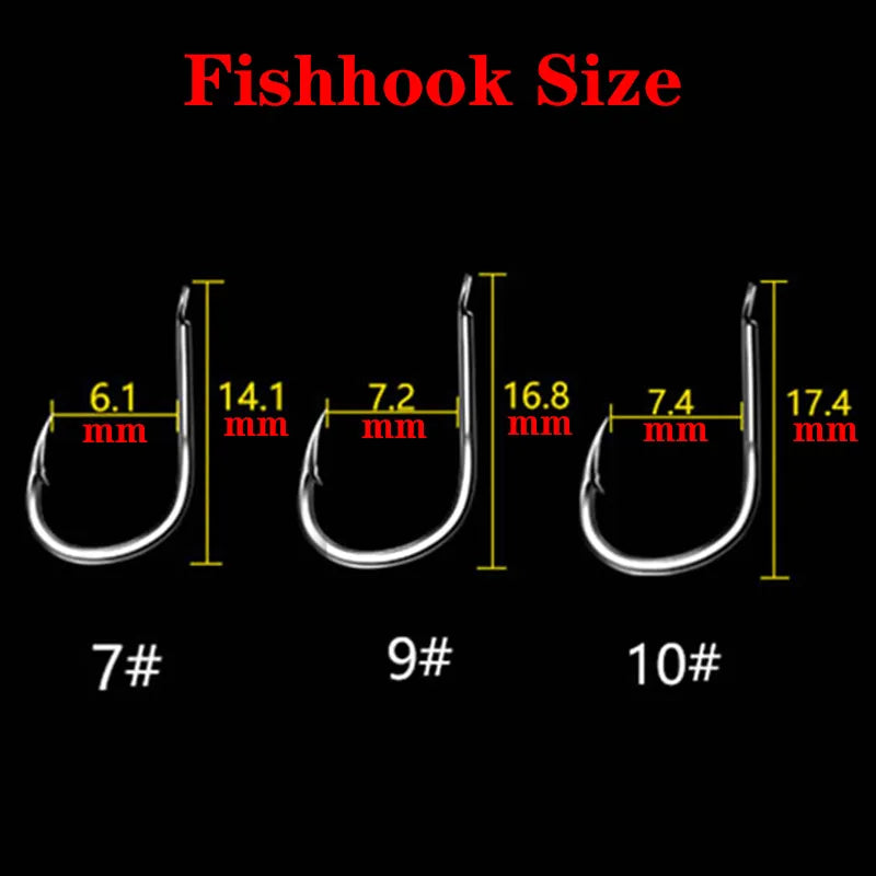 2pcs/Lot Carp Bait Fishhooks for Fishing Flap Explosion String Hook Prevent Winding PE Lines With Hose Carbon Steel Hooks Pesca