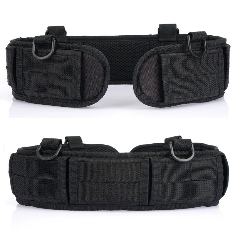 VATLTY New Tactical Belt Molle for Men Metal Buckle Strong Nylon Military Belt Outdoors Waistband Girdles Male