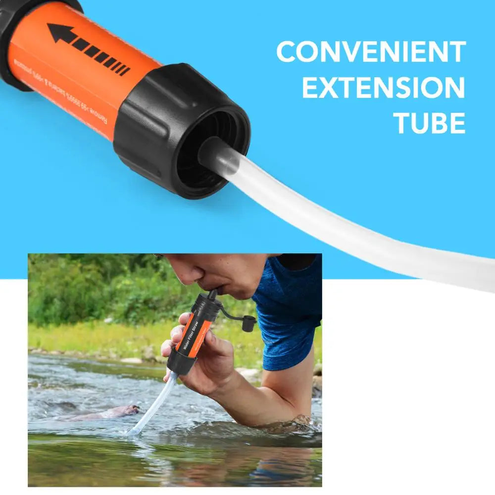 Outdoor Camping Equipment Military Survival Water Filter Straws Water Purifier Water Filtration System Emergency Hiking 캠핑용품