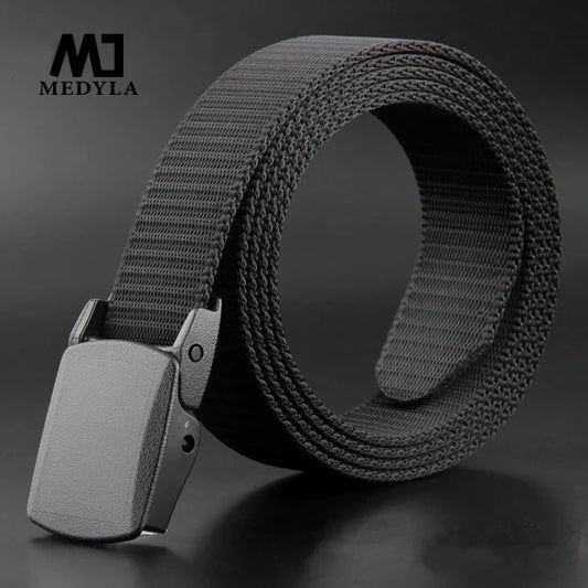 medyla Good Quality Nylon Belts for Men Belt Casual Style Male Strap Tactical Belts Ceinture Homme Dropshipping