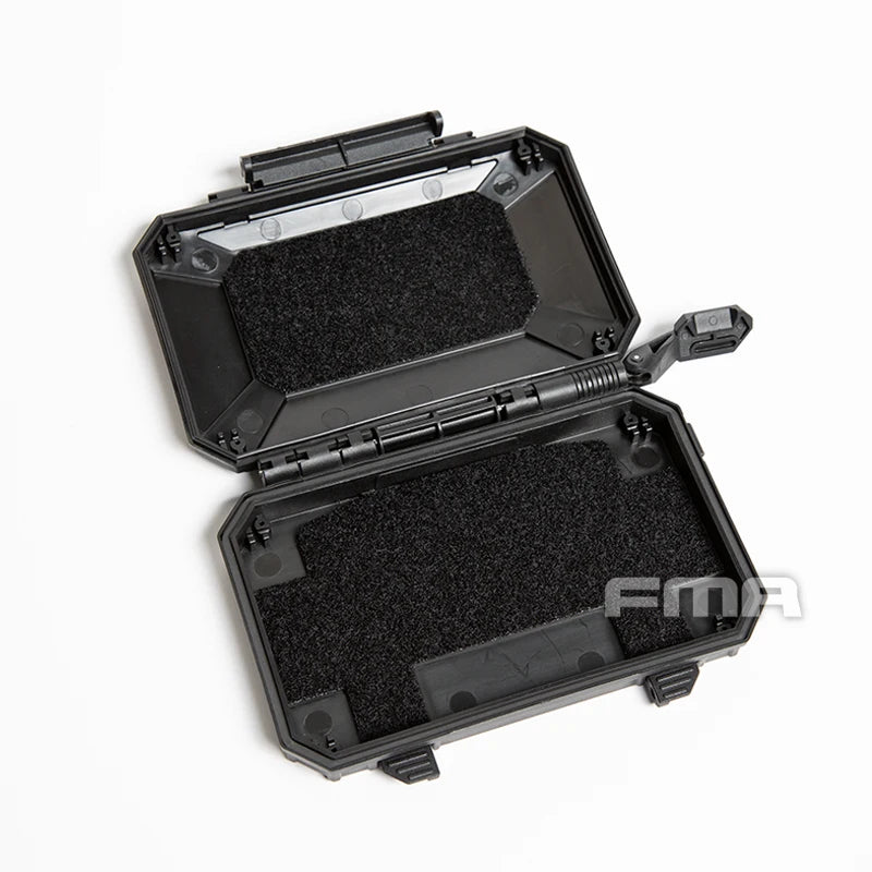 FMA Tactical GPS Mobile Phone Storage Box Survival Tool Case Carry Box for Tactical Vest Molle TB1400 BK/DE