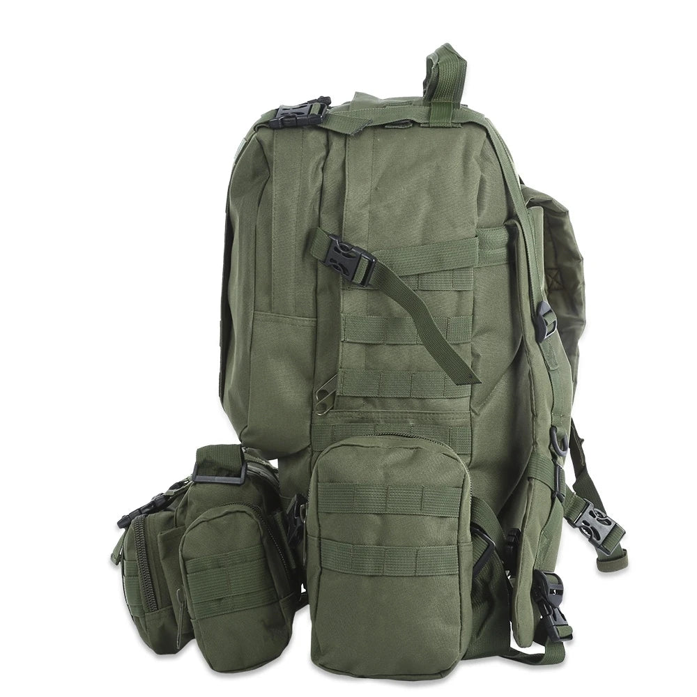 Outdoor Molle Military Tactical Backpack, Sports Bag, Waterproof, Camping, Hiking, Travel, Hot Outlife, 50L