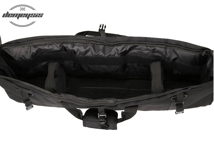 M249 Tactical Gun Bag Large Capacity Hunting Shooting Gun Case Protective Foam Pad Airsoft Double Rifles Carry Shoulder Bag