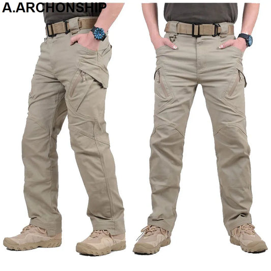 Pro IX9 II Men Military Tactical Pants Combat Trousers SWAT Army Military Pants Mens Cargo Outdoors Pants Casual Cotton Trousers