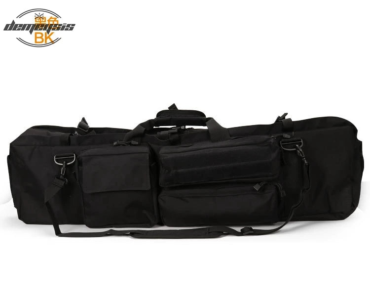 M249 Tactical Gun Bag Large Capacity Hunting Shooting Gun Case Protective Foam Pad Airsoft Double Rifles Carry Shoulder Bag