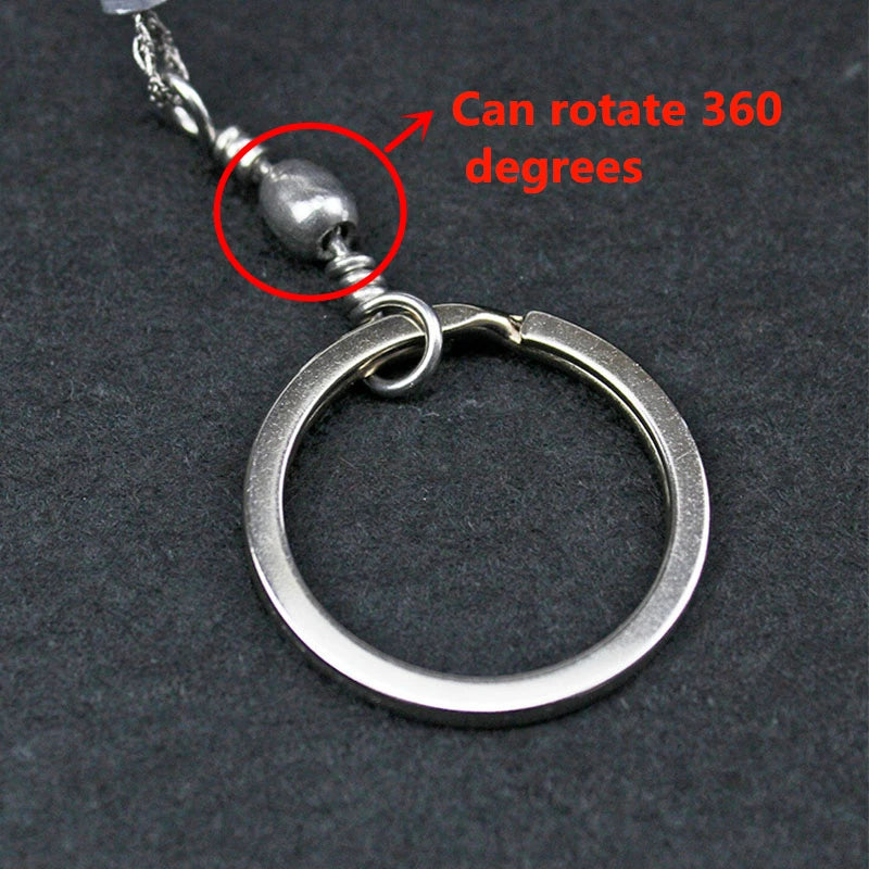 1PC Portable Stainless Steel Wire Saw Handheld Steel Rope Chain Saw EDC Outdoor Camping Emergency Survival Tools Equipment